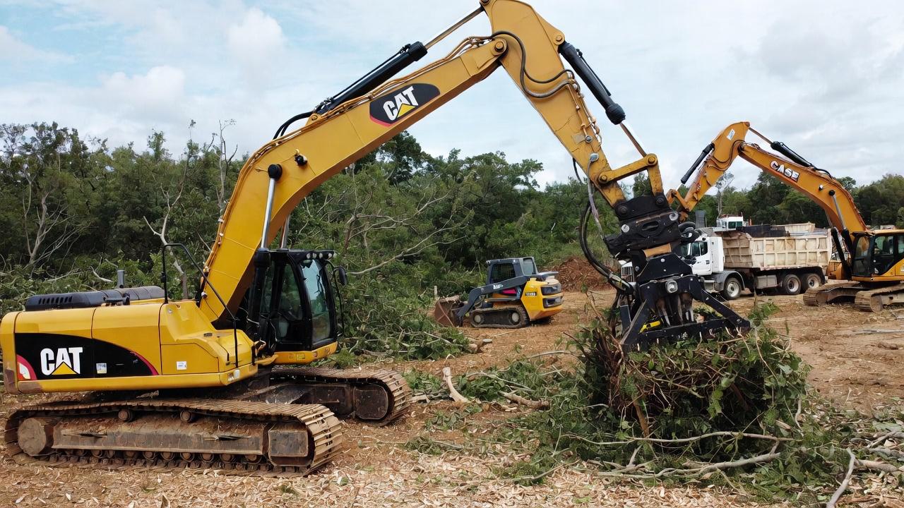 Land clearing and excavation work